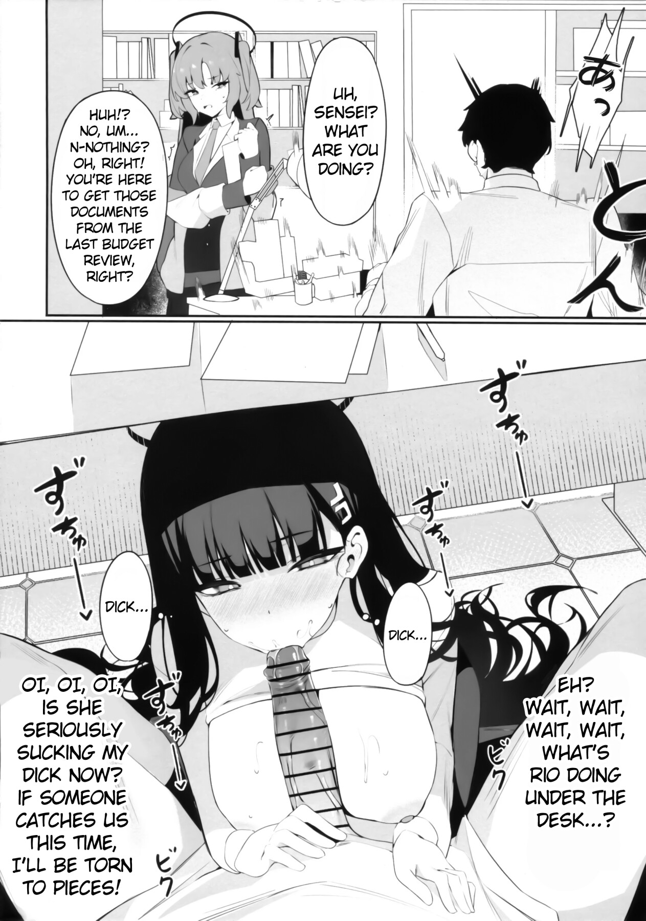 Hentai Manga Comic-President Rio's Apology Sex 2-Read-7